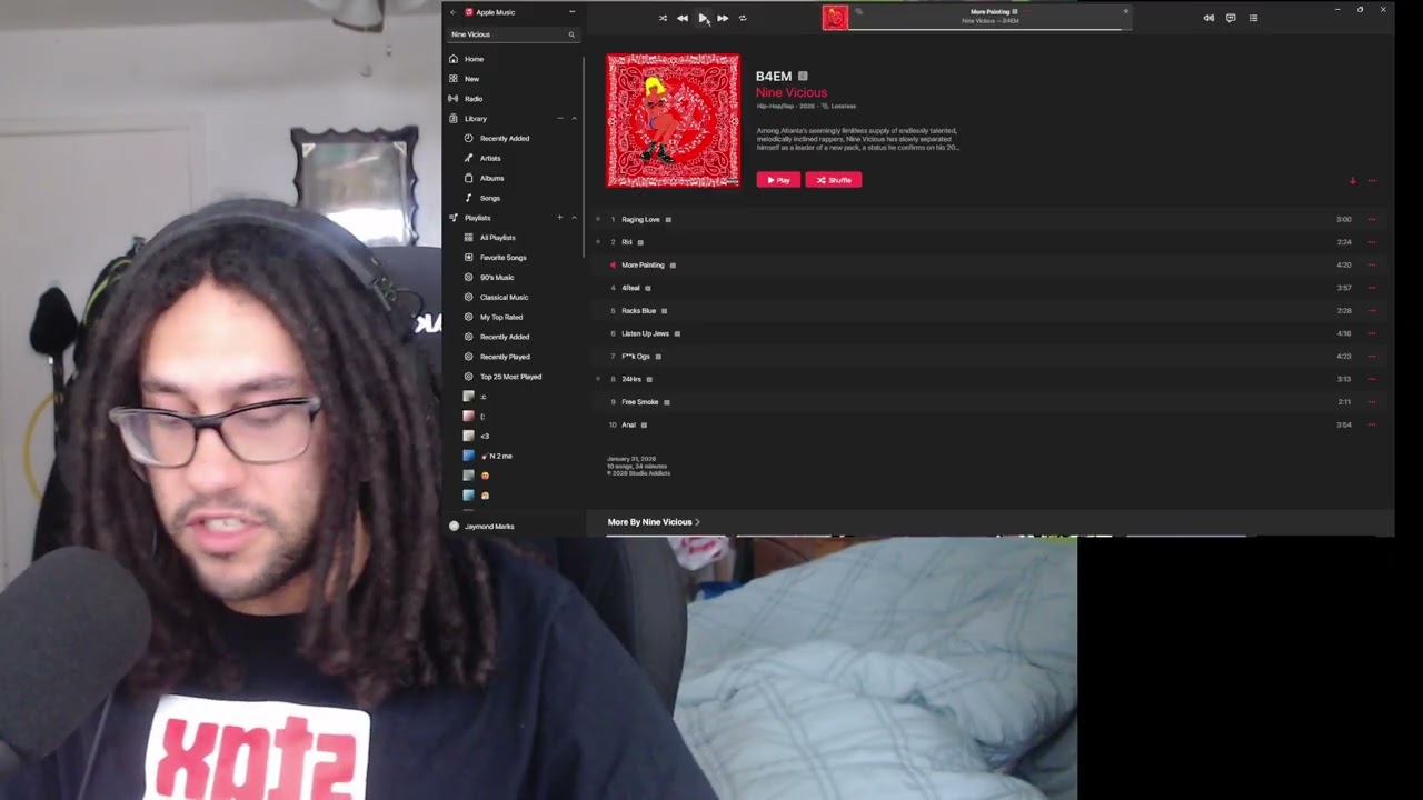 Nine Vicious - B4EM (EP) Reaction