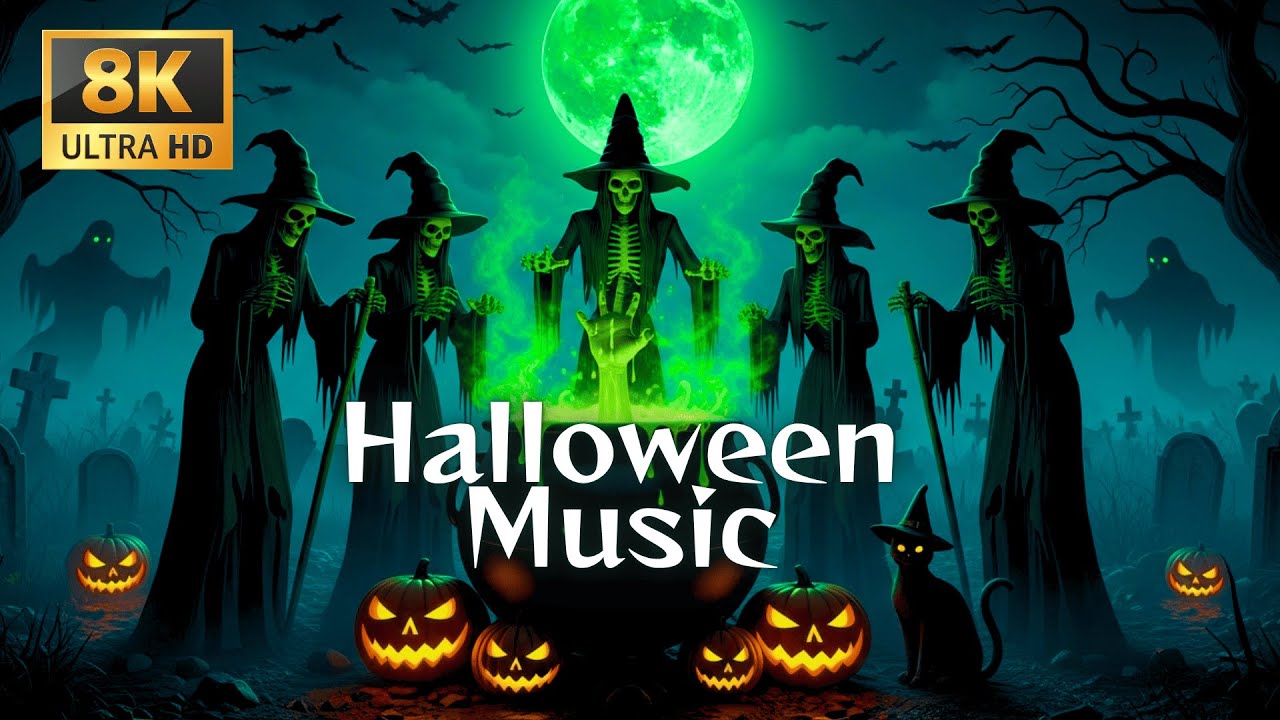 Halloween 2025 🎃 Haunted Pumpkin Village 👻 Relaxing Spooky Background Music for Calm Sleep Peace