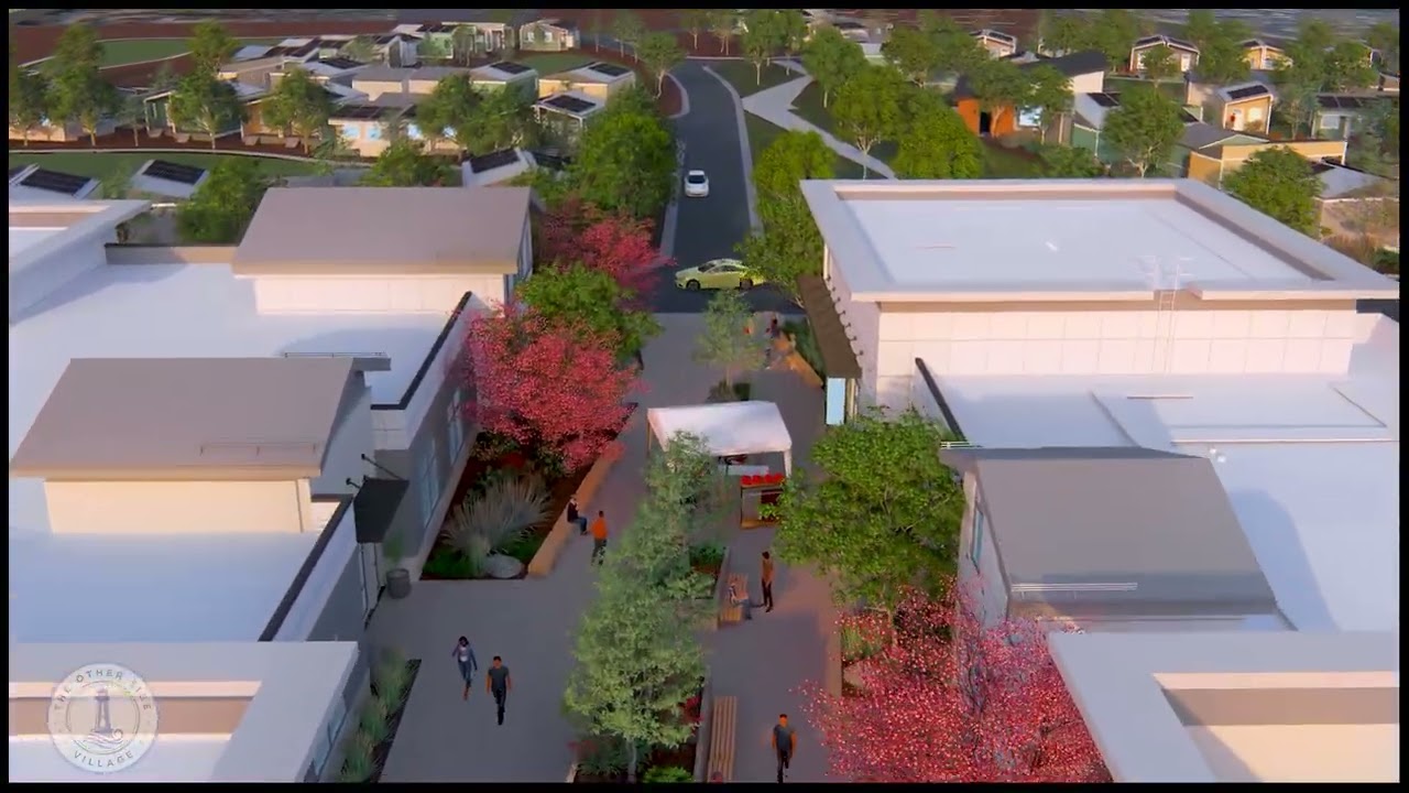 The Other Side Village Flyover Animation&ndash;July 2025
