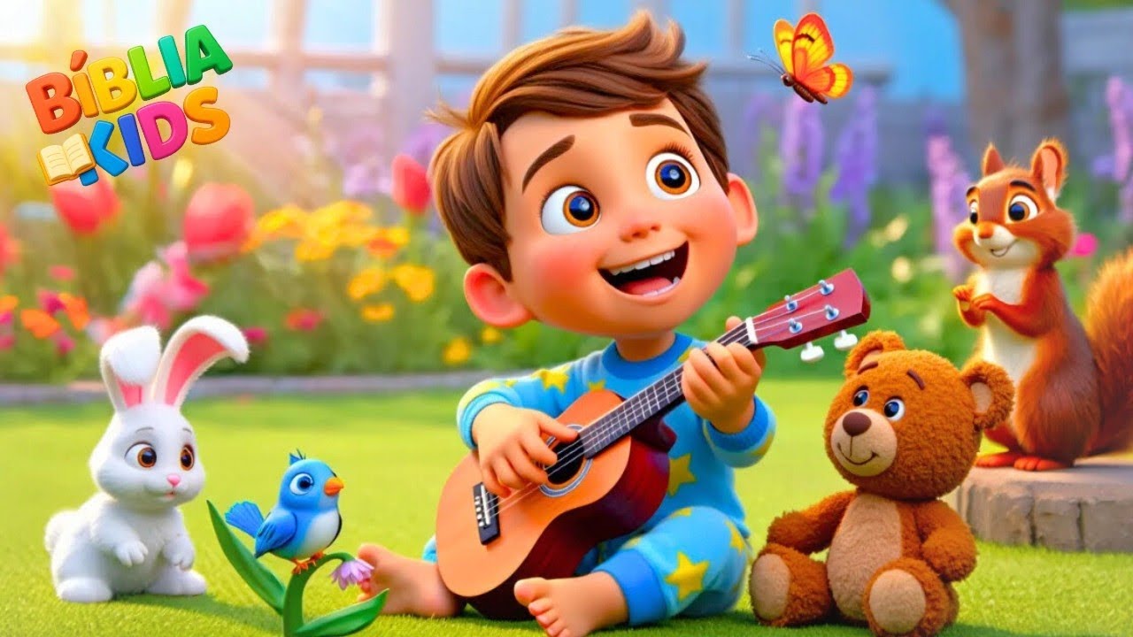É Hora de Brincar com Jesus | Música Infantil Gospel Alegre e Educativa