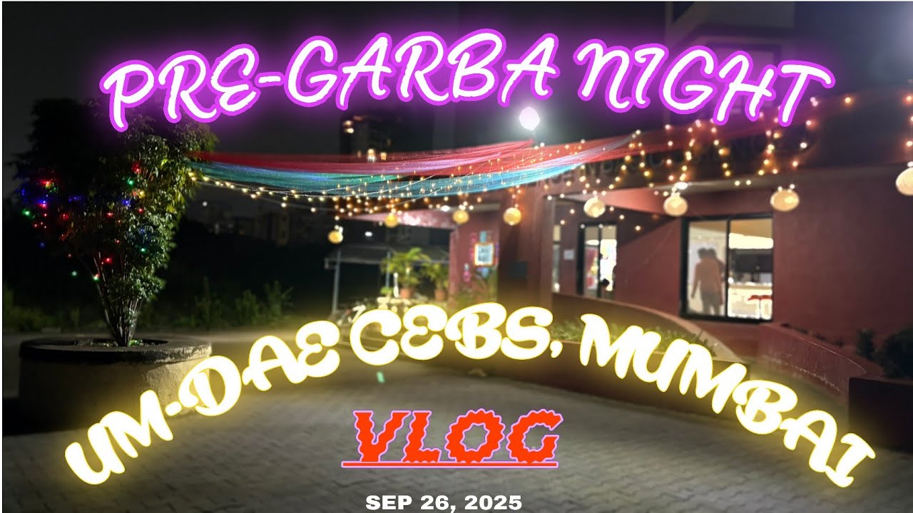 Pre-Garba Night Decoration & Preparation VLOG @CEBS MUMBAI 