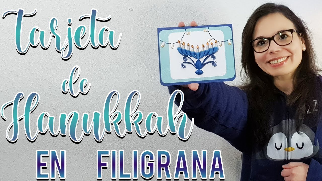 Quilling Paper: Hanukkah con Filigrana de Papel | TUTORIAL 🕎