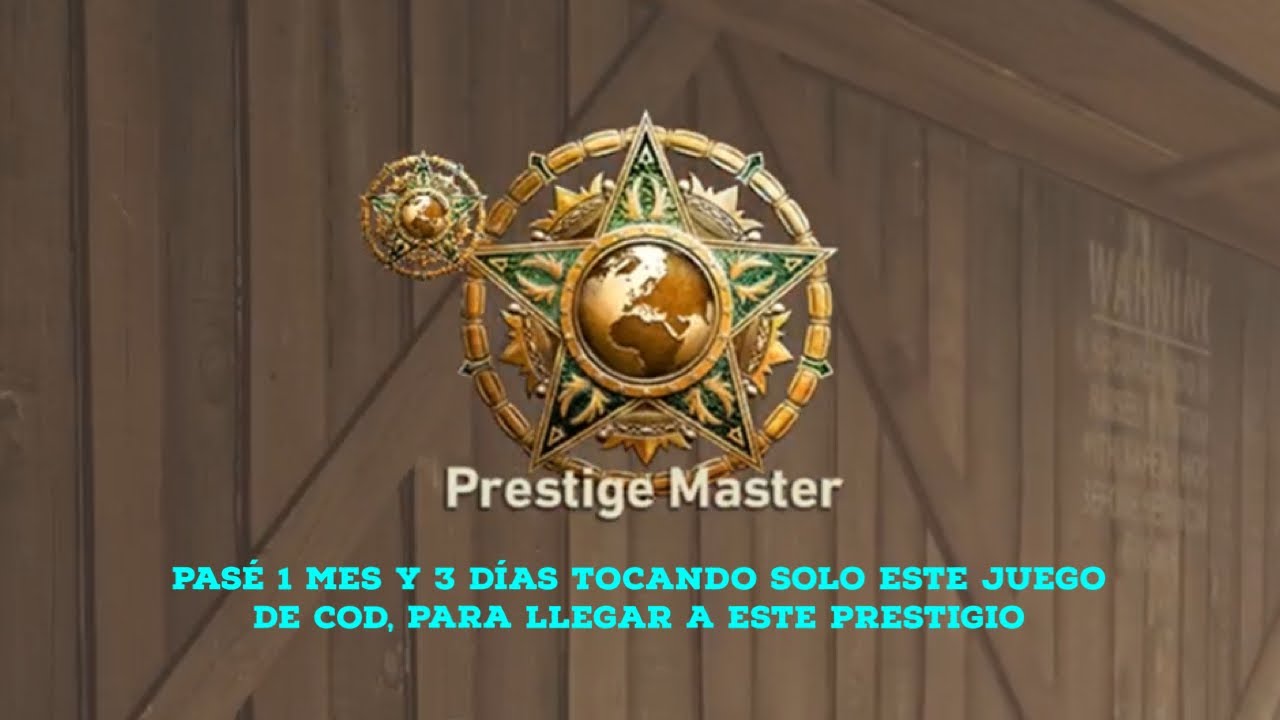 En WWII, llegu&eacute; al prestigio maestro despu&eacute;s de 34 d&iacute;as