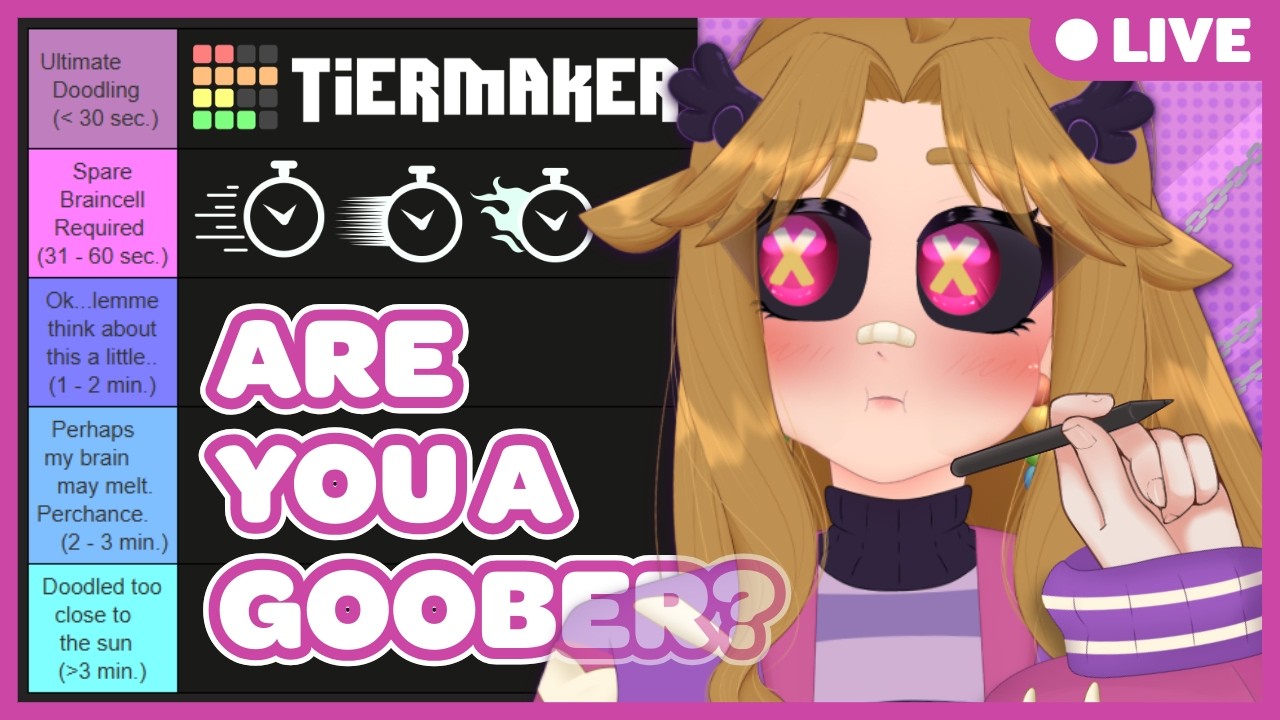 【Drawing】🎨Ranking VTubers by DOODLEABILITY!😕【Darla Doodles】