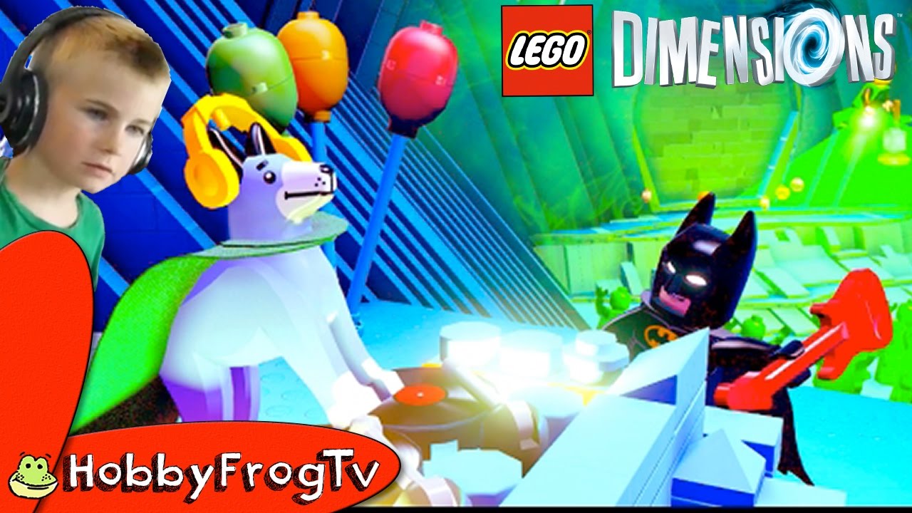 Superman Party Crash! Batman Movie Lego Dimensions with HobbyFrogTV