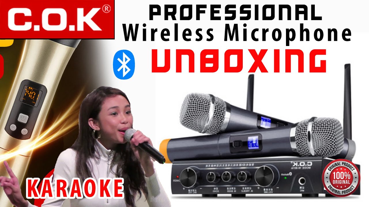 C.O.K - KARAOKE WIRELESS MICROPHONE | UNBOXING REVIEW