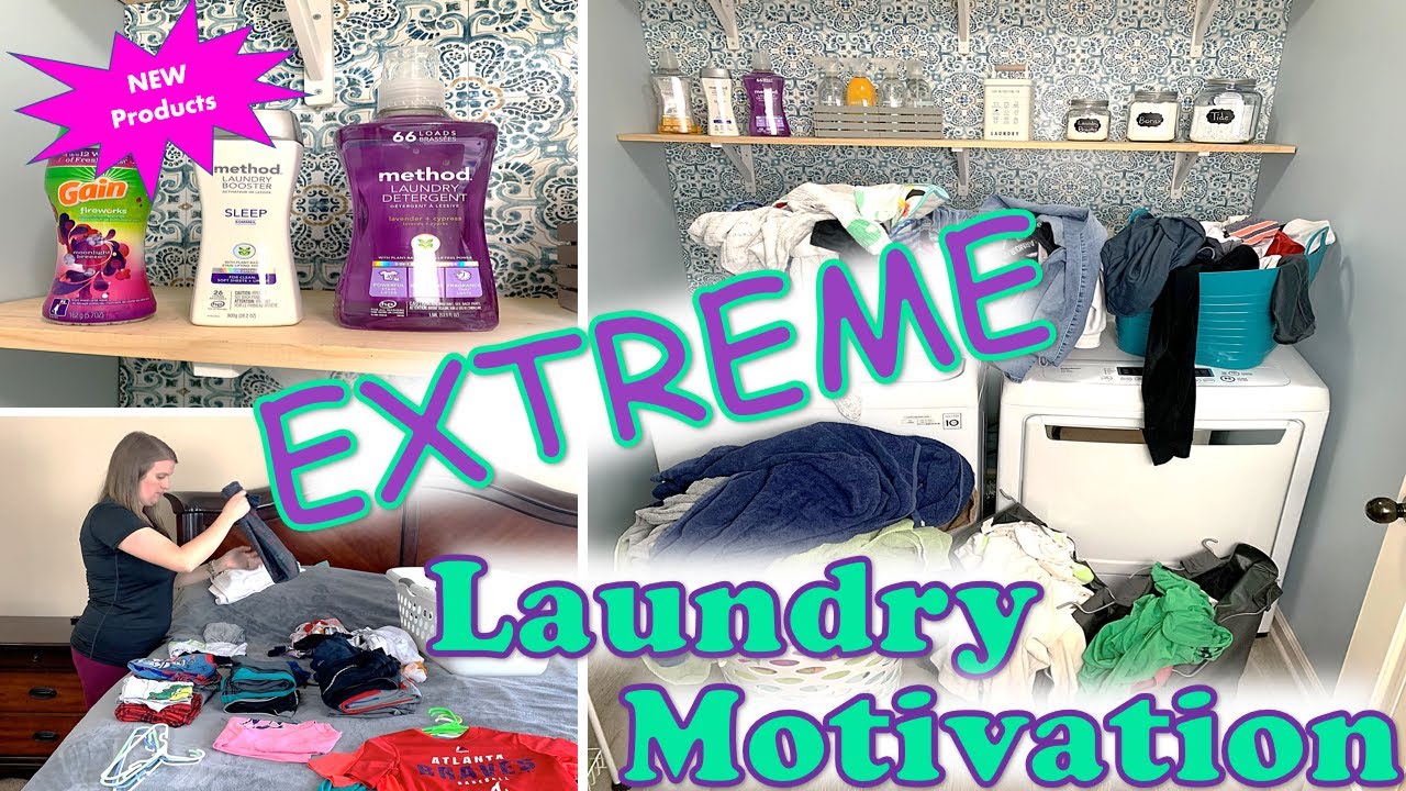 *EXTREME* LAUNDRY MOTIVATION | LAUNDRY DAY ROUTINES | *NEW* LAUNDRY PRODUCTS