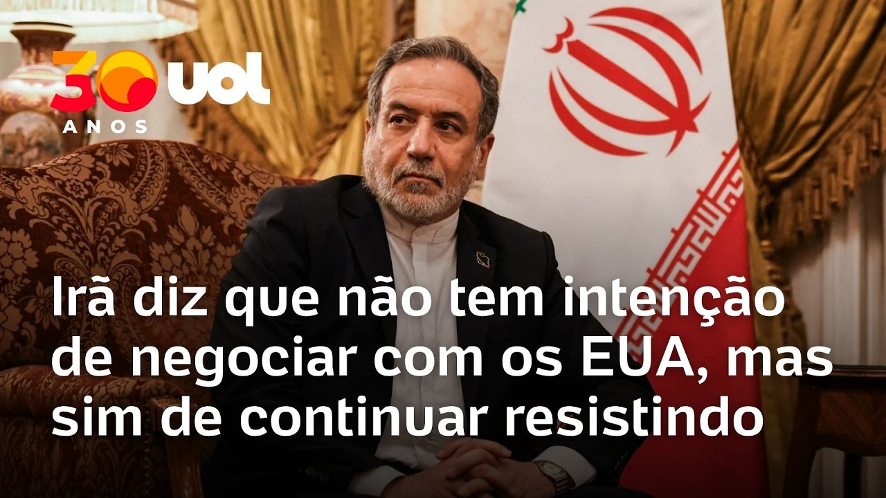 Guerra no Oriente M&eacute;dio: Ir&atilde; descarta negocia&ccedil;&otilde;es com os EUA e reafirma postura de resist&ecirc;ncia