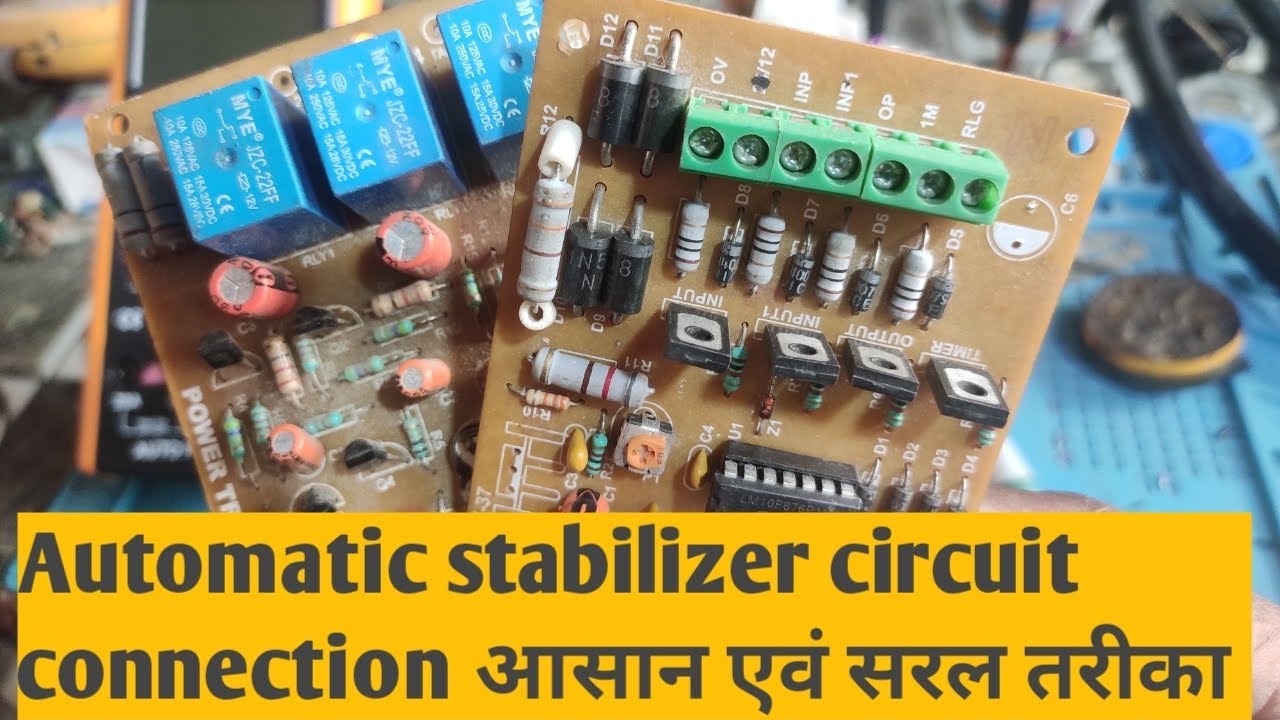 automatic stabilizer circuit connection||stabilizer wiring||