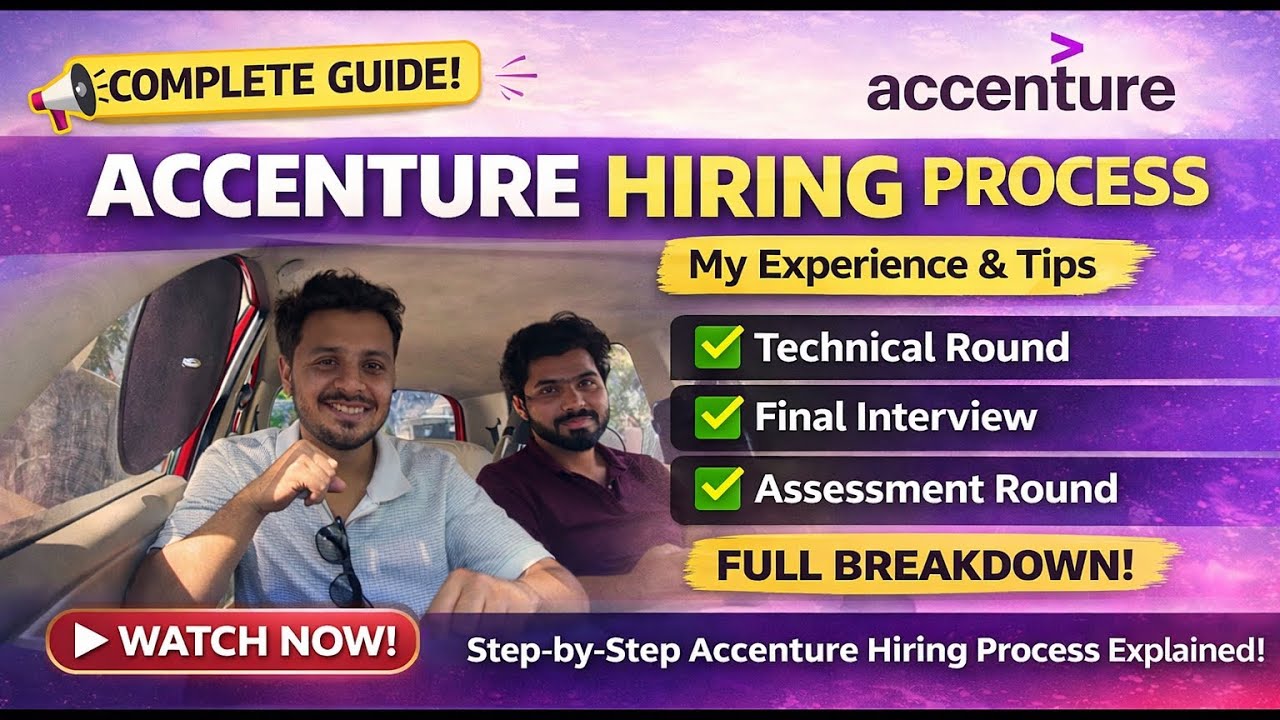 Accenture Hiring Process 2026 | Technical + Final Interview + Assessment | Real Experience