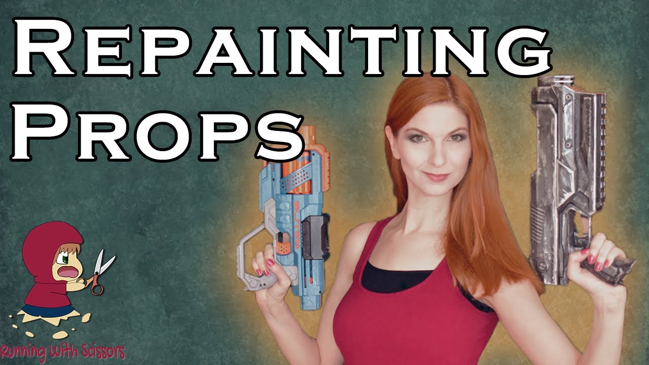 Repainting Premade Props! - Cosplay Prop Painting Tutorial | Running With Scissors