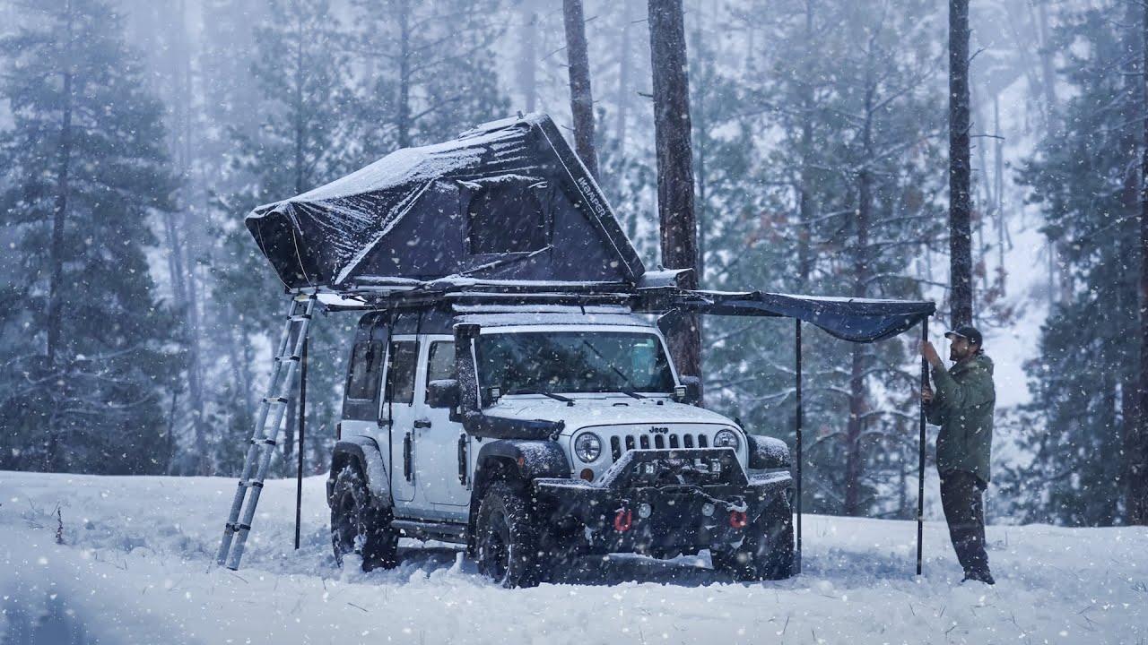 -18F Зимний кемпинг и горячие источники в Айдахо