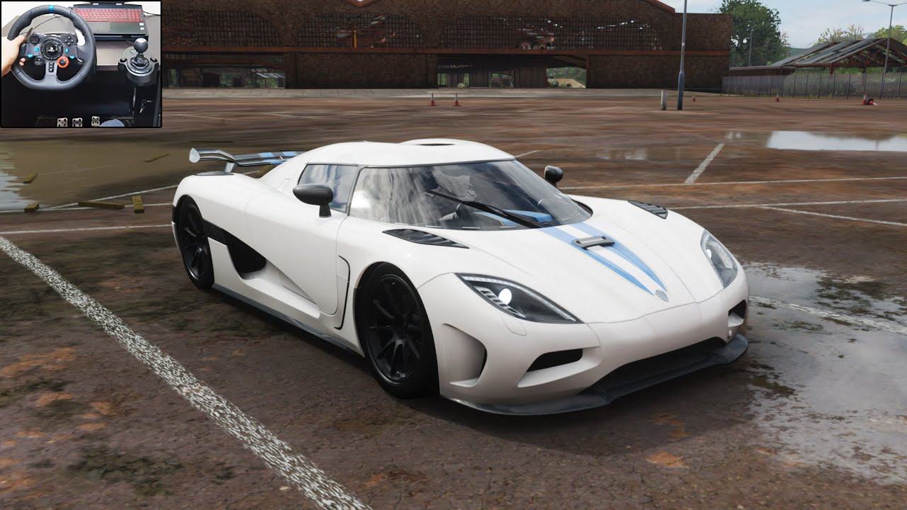 Drifting in KOENIGSEGG AGERA - Need For Speed - Forza Horizon 4 | Logitech g29 gameplay