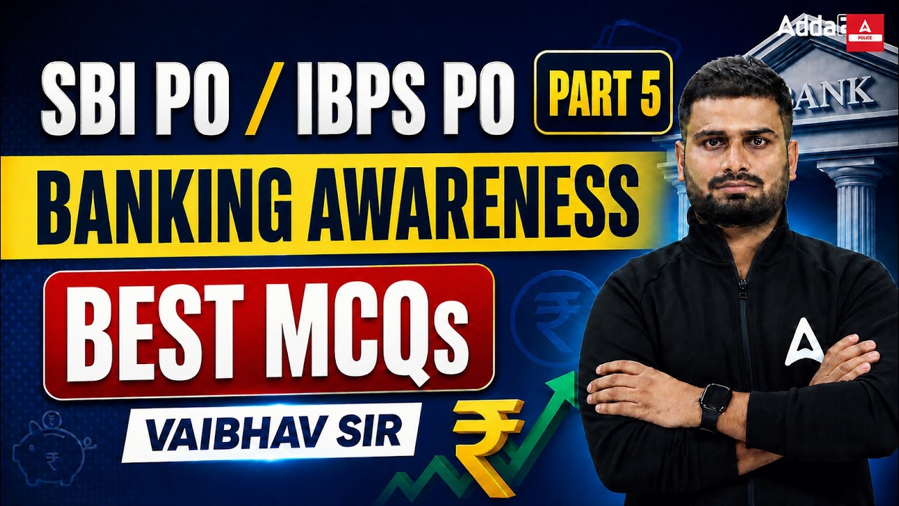 Banking Awareness for SBI PO & IBPS PO 2026 | Top MCQs | By Vaibhav shrivastava