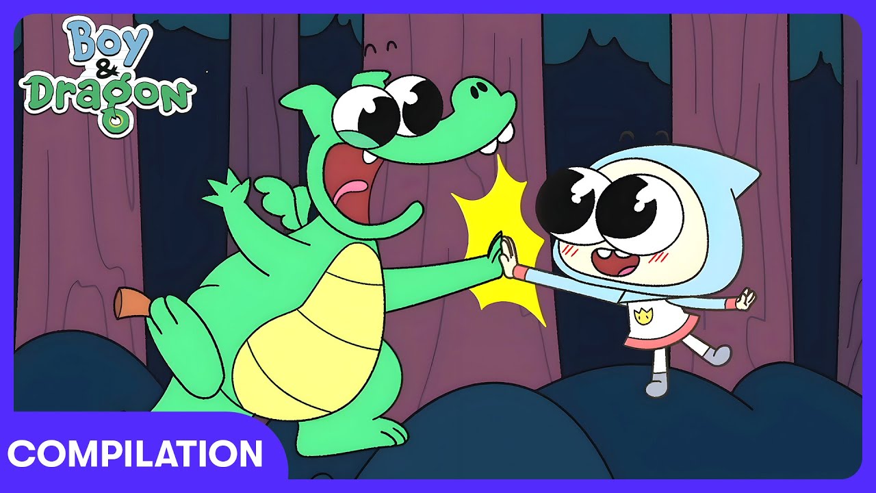 Boy & Dragon - Jak się poznali! | Bajki dla dzieci | WildBrain Baza Księżycowa
