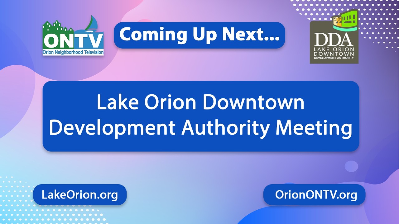 Village of Lake Orion DDA Meeting 2-17-2026
