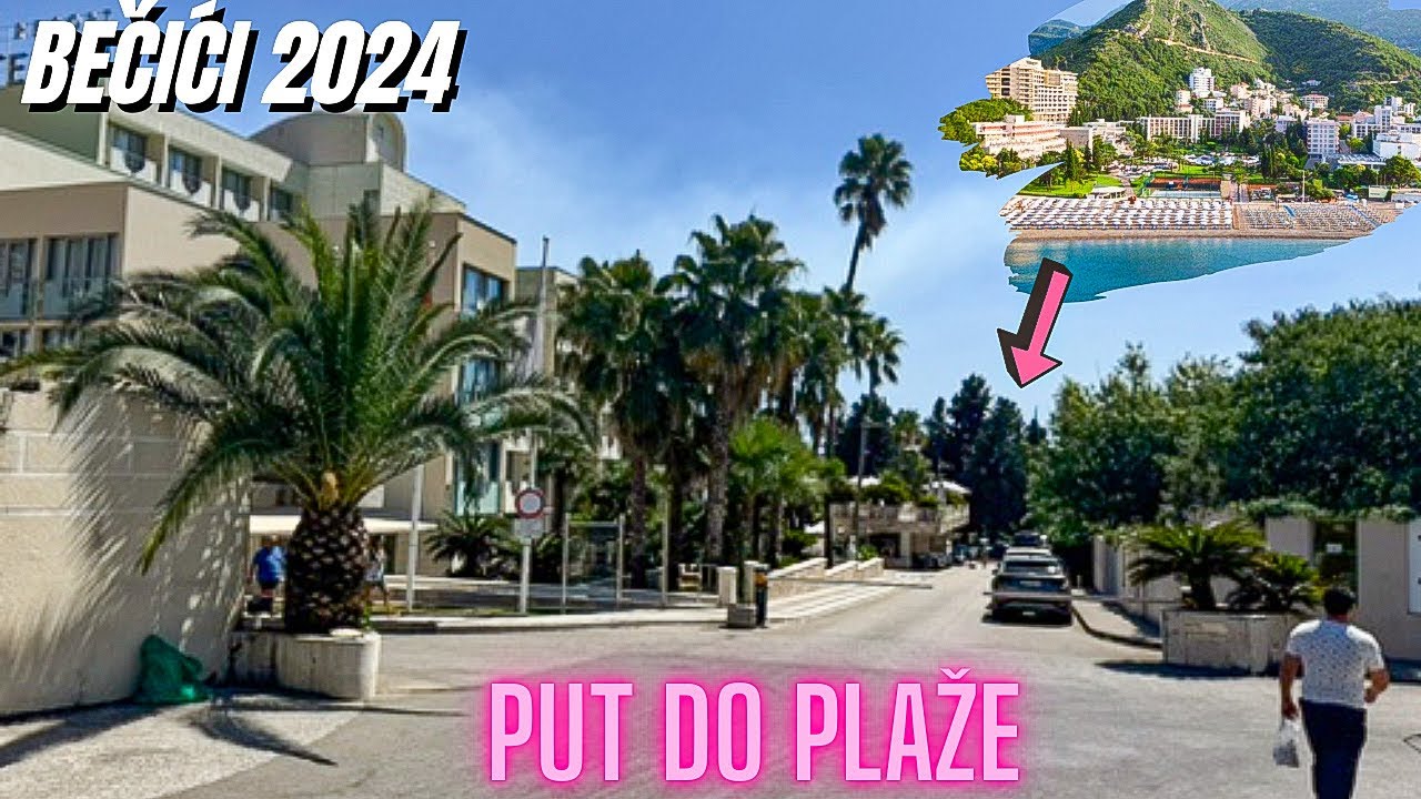 Becici uživo put do plaže, cene i hrana u restoranima, obilazak i korisne informacije #becici #budva