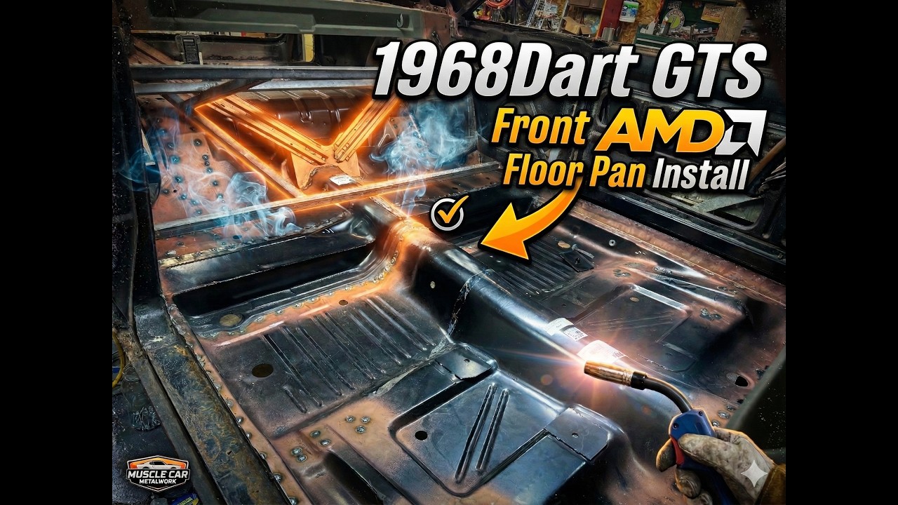 1968 Dodge Dart 383 GTS #10:  Front Floor Pan Installation
