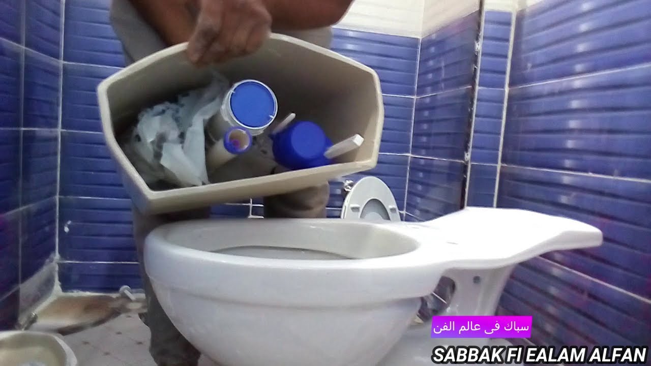 كيفيه تركيب وتجميع - قاعده افرنجي بالمكنه + شطاف كوع النزل النحاس