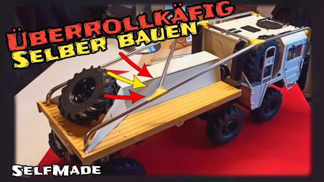 Überrollkäfig selber bauen!OHNE schweißen-löten-kleben - Modellbau - MEGA stabil - RCRockandSand