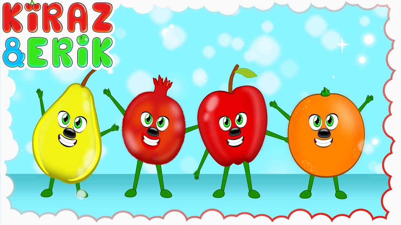 🍎 Pazara Gidelim Şarkısı [YENİ] 🍎🍏🍎 Eğlenceli Çocuk ve Bebek Şarkıları | Okul Öncesi | Kiraz ve Erik