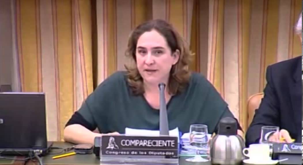 Ada Colau (PAH) al representante de la banca: es un criminal que nos ha llevado a la miseria