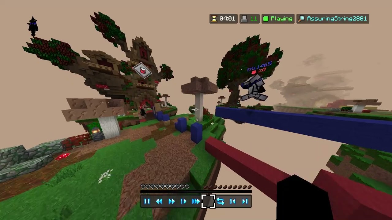 I beat the best player (minecraft-bedrock) Em11465 kill NullKing11