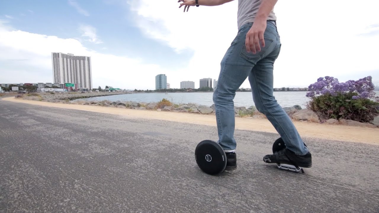 2017 Fun, Fast, Foldable, Futuristic Electric Skates - Blizwheel