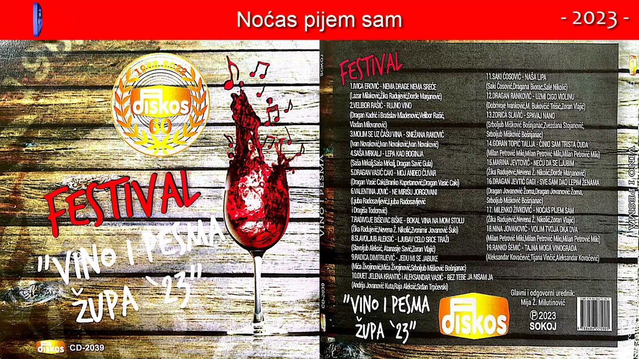 Milenko Živković - Noćas pijem sam - (Audio 2023)