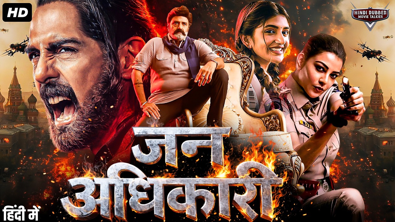 JAN ADHIKARI (जन अधिकारी) Hindi Dubbed Full Movie | Nandamuri Balakrishna, Sreeleela | Action Movie
