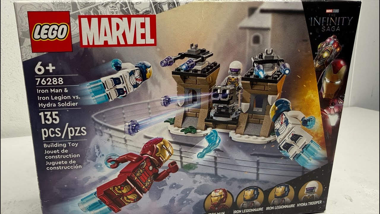 LEGO live build iron man and iron legion