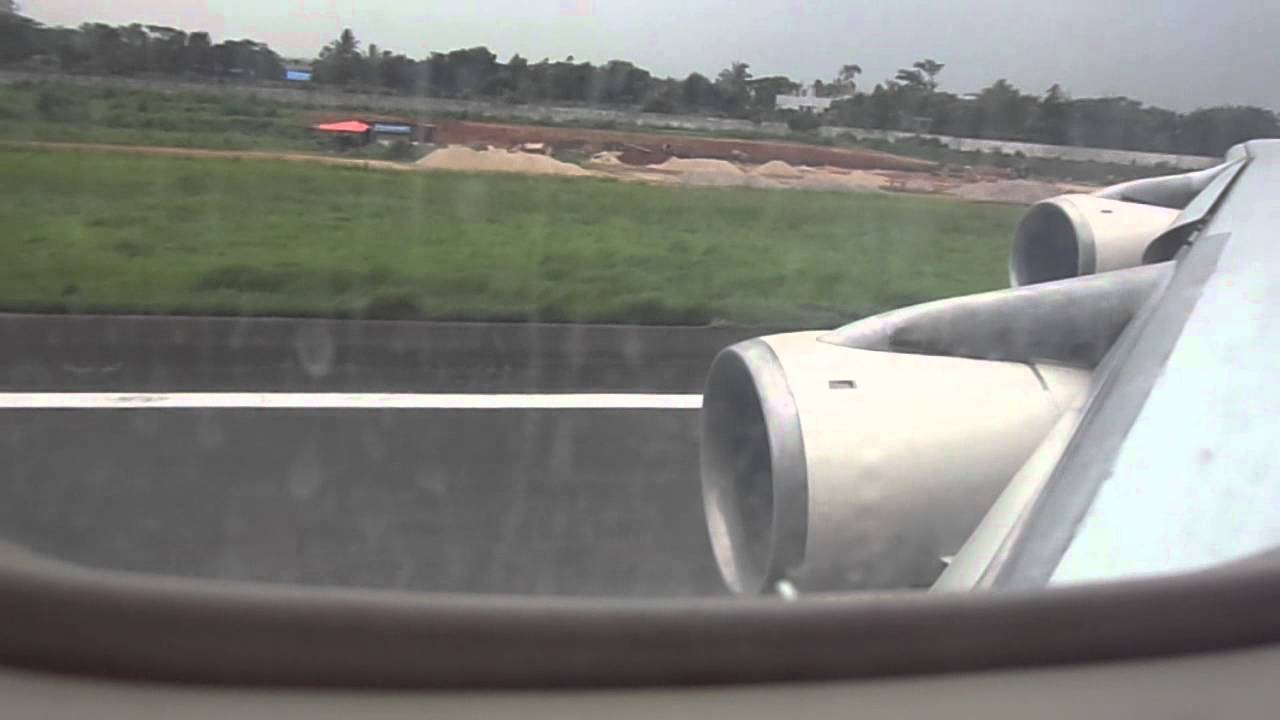 PIA Boeing 747 Taking off from Dhaka Airport