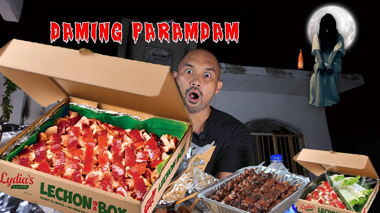 LYDIA'S LECHON SOLO MUKBANG SA SEMENTERYO