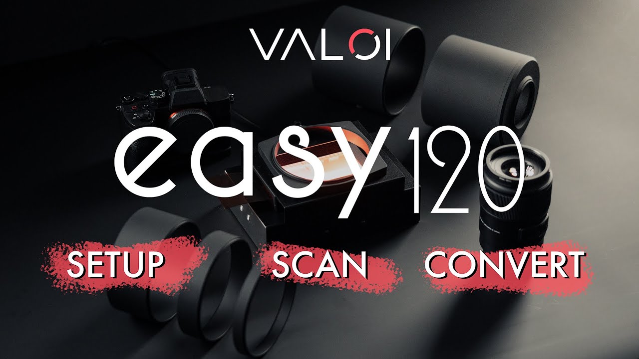 Scanning with the new VALOI easy120. Setup, scan, convert - VALOI