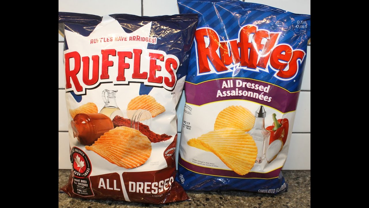 Ruffles All Dressed USA vs. Canada – Blind taste Test!