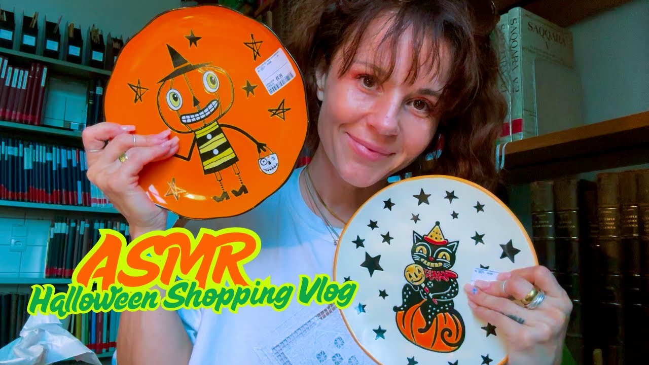 ASMR Whispered Vlog: Spend the Day with Me  👻