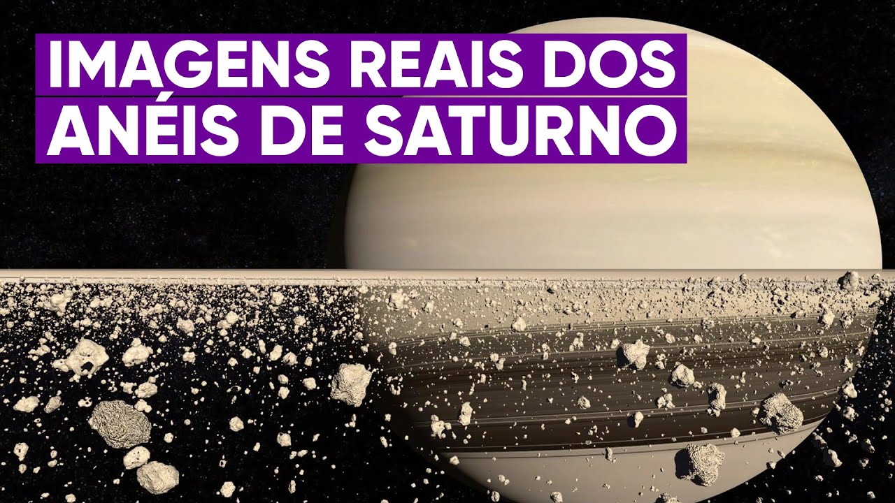 O primeiro vídeo real dentro dos anéis de Saturno
