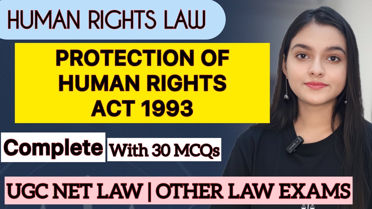 Protection of Human Rights Act 1993 Human Rights Law Complete lecture with MCQs Lawvita  