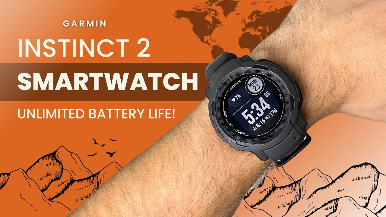 Garmin Instinct 2: Review | Smartwatch with UNLIMITED battery life!