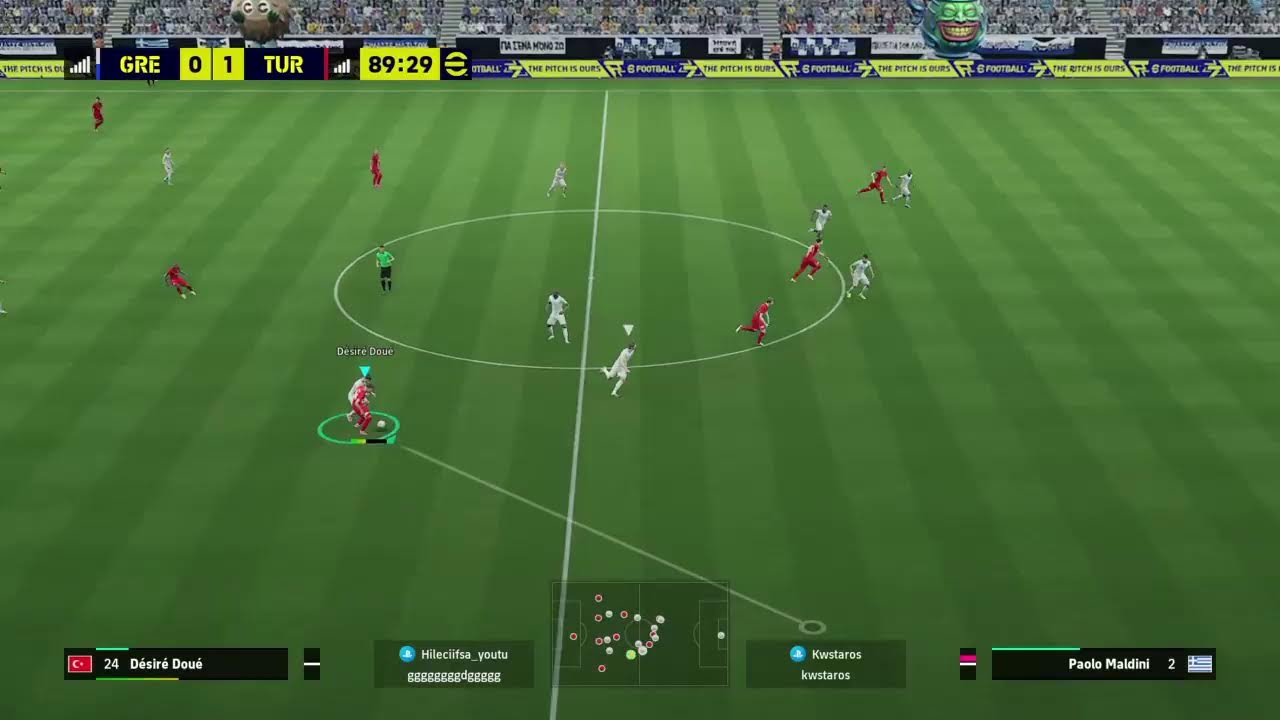 E football 26 hilecilerle macim