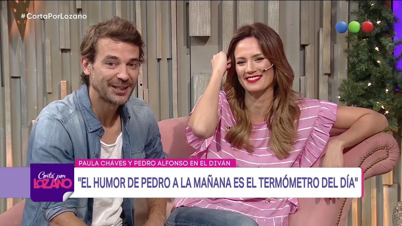 Paula Chaves y Pedro Alfonso en el diván - Cortá por Lozano 2018