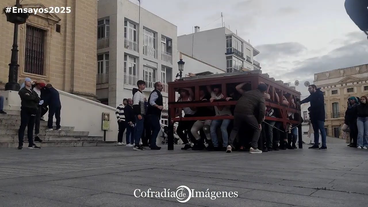 Ensayos 2025 - Costaleros Dolores Servitas Cofradía de Medinaceli - Chiclana de la Frontera