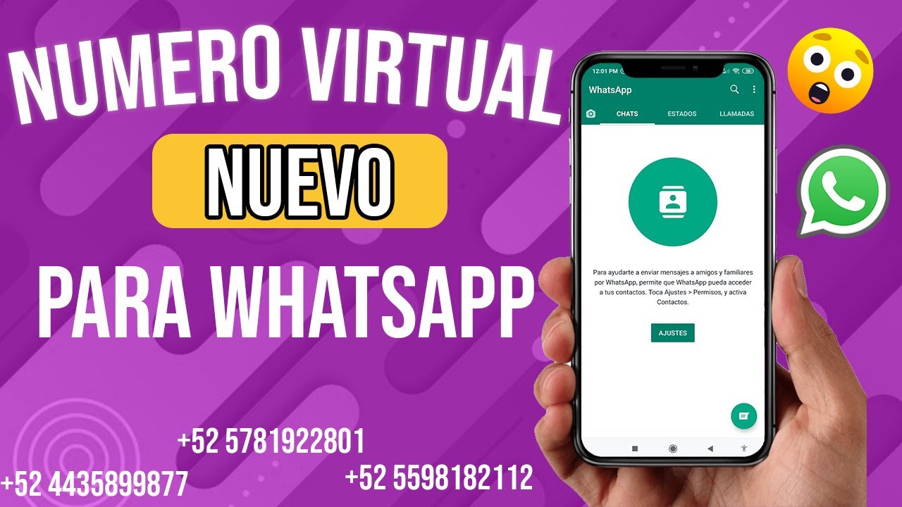 ✅ Numero Virtual Para Whatsapp GRATIS Crear Nuevo Numero Virtual Para Registrarme en Whatsapp