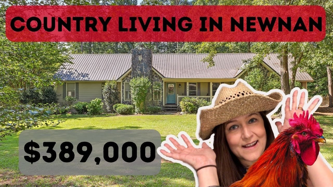 Home for sale in NEWNAN | Affordable COUNTRY LIVING