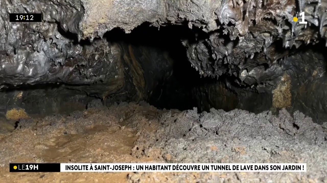 Un habitant de Saint-Joseph a découvert un tunnel de lave dans son jardin.