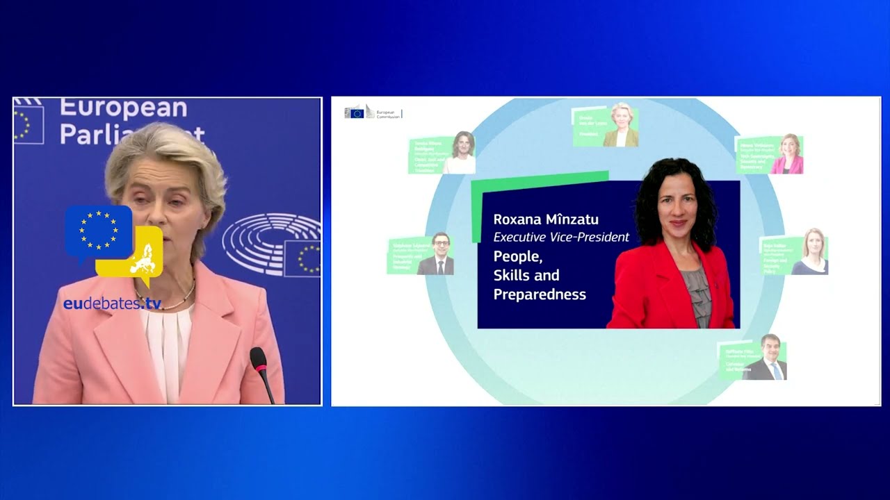 Roxana M&icirc;nzatu Romania will be the executive vice president for people, skills, and preparedness!