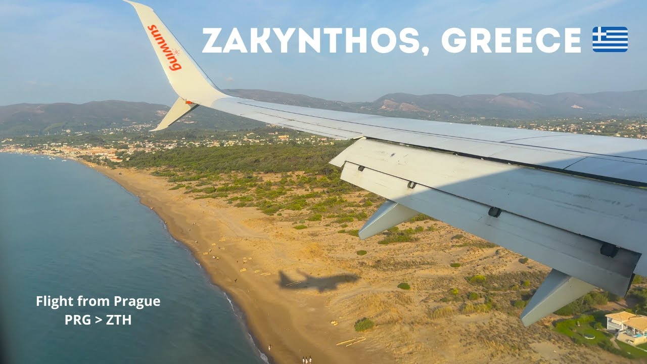 Flight from Prague, Czech Republic 🇨🇿 to Zakynthos, Greece 🇬🇷 | PRG-ZTH