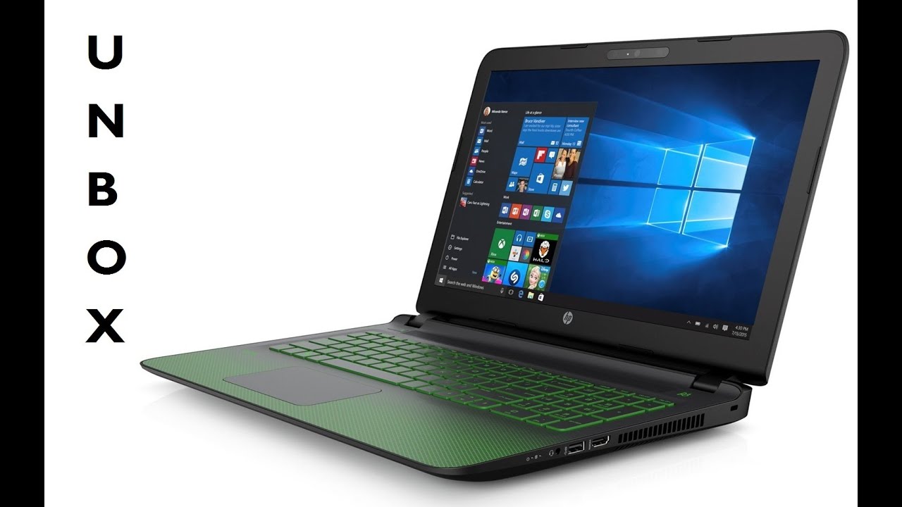 Unbox HP Pavilion 15 Gaming Обзор Распаковка