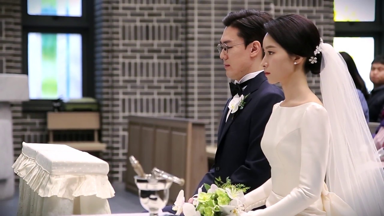 '18.1/13 13시, 서울 논현2동성당, 신랑 이원찬 신부 이희영 혼배미사(결혼식)