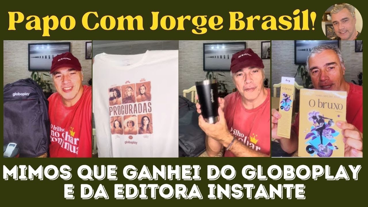 Mimos que recebi da Editora Instante e do Globoplay!